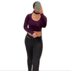 Forever 21 Cropped Long Sleeve